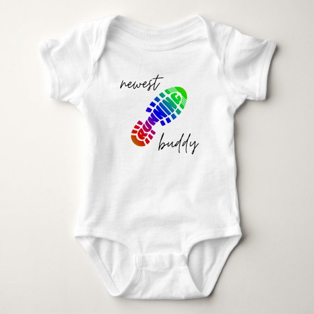 Der neueste Buddy Baby Bodysuit Strampler (Vorderseite)