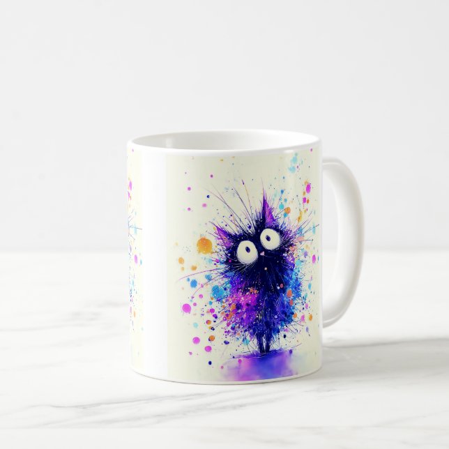 Der neugierige Funke Kaffeetasse (VorderseiteRechts)