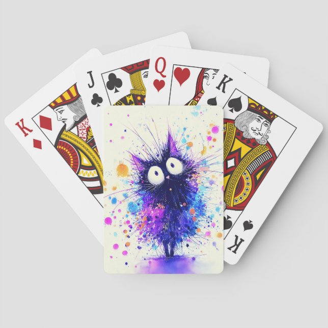 Der neugierige Funke Spielkarten (Rückseite)