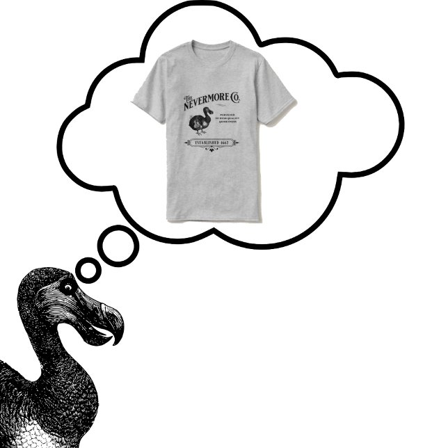 Der Nevermore Dodo Bird T - Shirt (Von Creator hochgeladen)