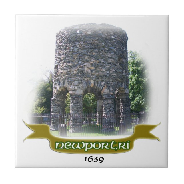 der Newport-Turm Fliese (Vorderseite)