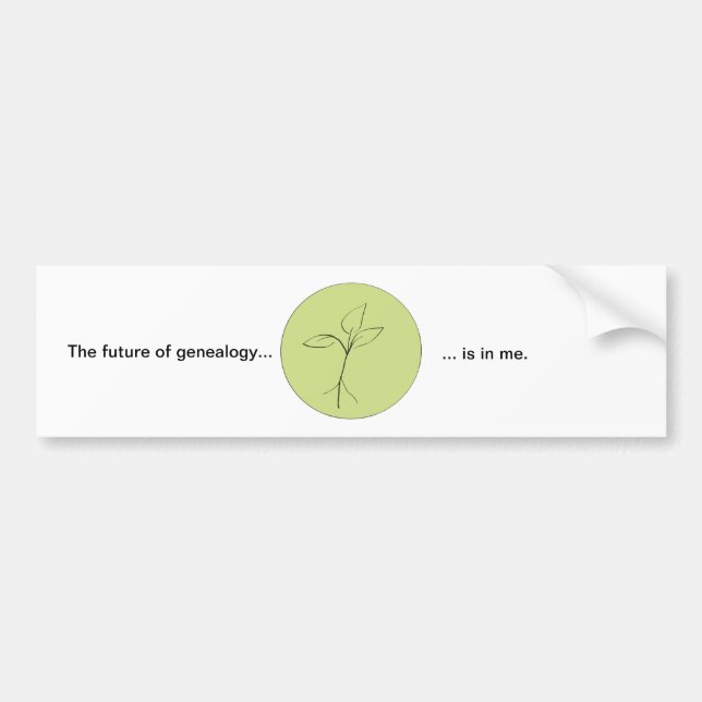 Der NextGen Zukunft-/Vergangenheits-Autoaufkleber Autoaufkleber (Vorne)