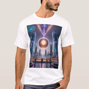Der Nexus der Innovation: Eine visionäre Zukunft T-Shirt