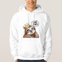 Der Nickerchen King - ein klassischer Faultier Hoodie