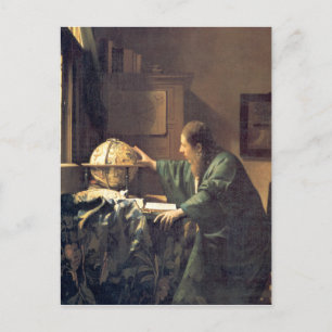 Der niederländische Künstler Vermeer Painting the  Postkarte