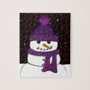 Der Niedliche arsenlose Schneemann Puzzle