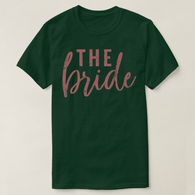 Der Niedliche der Braut Pink-Bridesmaid-Junggeseli T-Shirt (Design vorne)