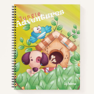 Der Niedliche Hund für das Adventure-Notebook mit  Notizbuch