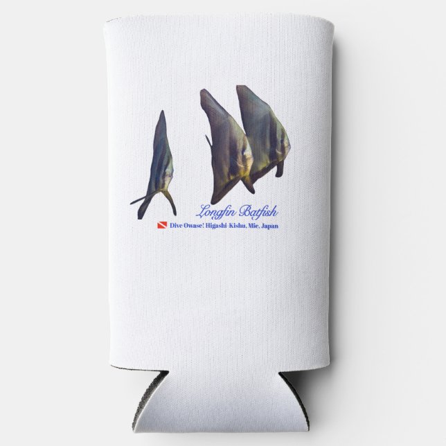 Der Niedliche Longfin Batfish Selters Dosenkühler (Vorderseite)