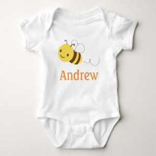 Der niedliche Name des Hummel-kundenspezifischen Baby Strampler