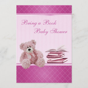 Der niedliche rosa elegante Teddy holen eine Einladung