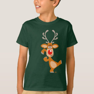 Der niedliche T - Shirt der Cartoon-Ren-Kinder