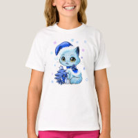 Der niedliche T - Shirt des Hand gezeichneten