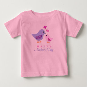 Der niedliche Tag der Mutter- und Baby T-shirt