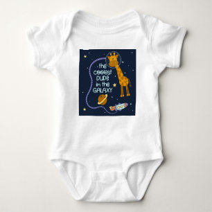 DER NIEDLICHE TYP IM GALAXY BABY BODYSUIT BABY STRAMPLER