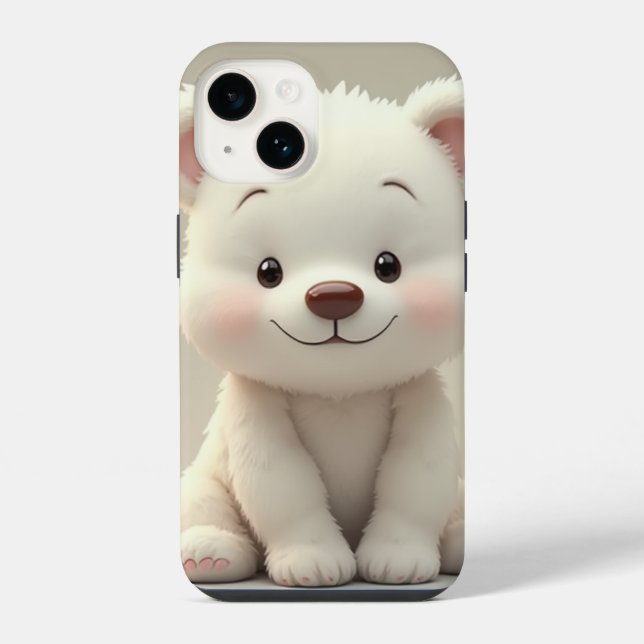 Der niedlichste Bär iPhone 14 Fall Hülle (Rückseite)
