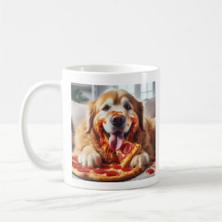 Der niedlichste Hund mit Pizza Kaffeetasse