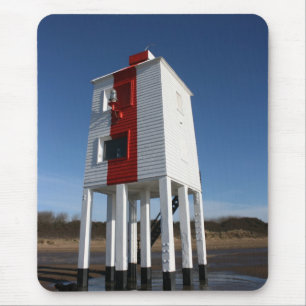 Der niedrige Leuchtturm, Burnham auf Meer, Mousepad