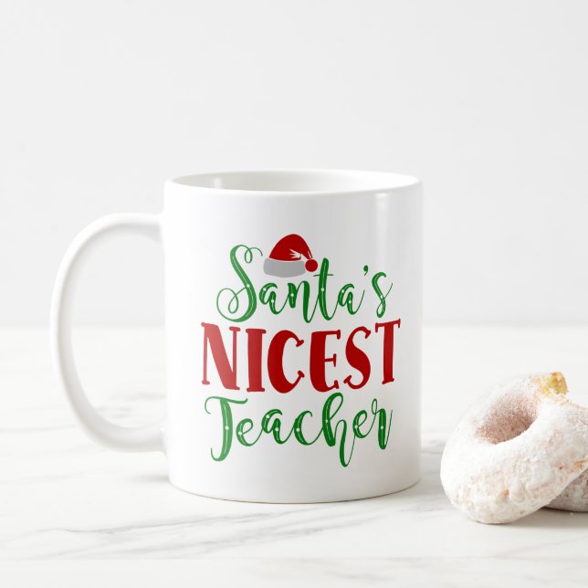 Der Nikolailehrer Kaffeetasse (Mit Donut)