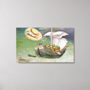 Der Nikolaus Rette ein Schiff aus dem Wrackage Leinwanddruck