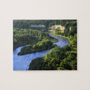 Der Niobrara-Fluss in der Nähe von Valentine Nebr Puzzle