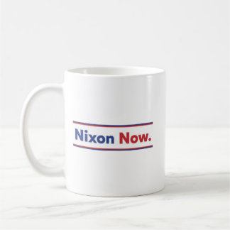 Der Nixon Now (Autoaufkleber wie auf Kurt Coba ges Kaffeetasse
