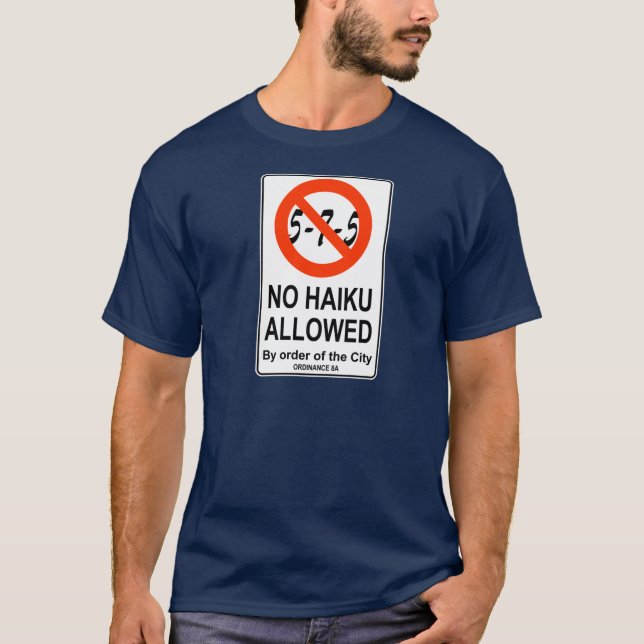 Der NO-Haikuhaiku-T - Shirt (Vorderseite)