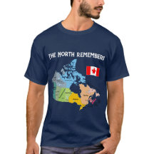Der Norden erinnert an den Pro-Kanada-T - Shirt