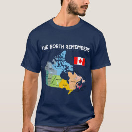 Der Norden erinnert an den Pro-Kanada-T - Shirt