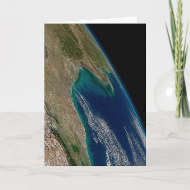 Der nördliche Golf von Mexiko. Karte (Vorderseite)