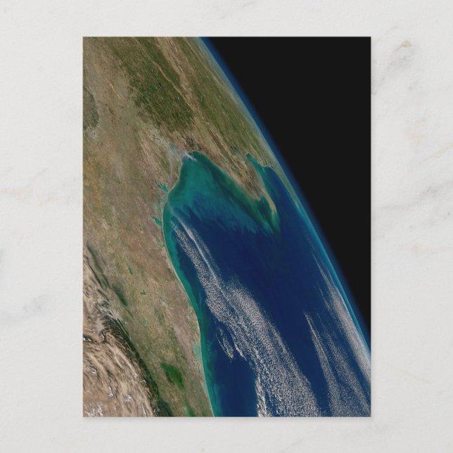 Der nördliche Golf von Mexiko. Postkarte (Vorderseite)