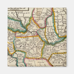 Der nördliche Teil der Türkei in Europa Magnet