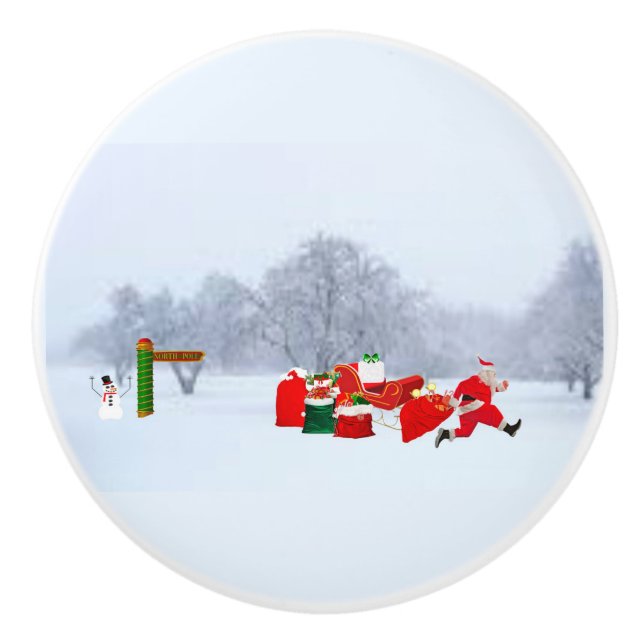 Der Nordpol Keramikknauf (Vorderseite)