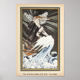 Der Nordwind überquert das Meer Kay Nielsen Poster