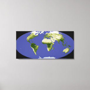 Der normalisierte Unterschied-Vegetations-Index Leinwanddruck