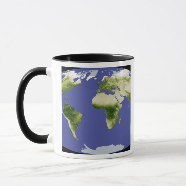 Der normierte Index für Unterschiedsvegetation Tasse (Links)