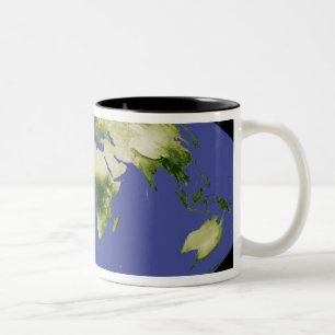 Der normierte Index für Unterschiedsvegetation Zweifarbige Tasse