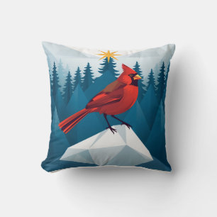 Der Northern Cardinal Weihnachtsspecial Kissen