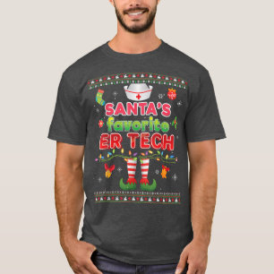 Der Notarzt des Weihnachtsmanns liebt ER Tech T-Shirt