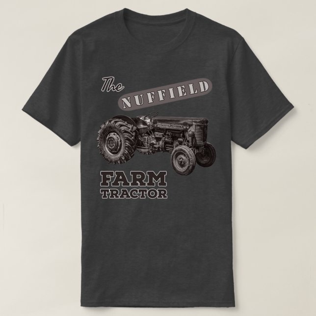 Der NUFFIELD Farm Traktor Nostalgischer Bauer Freu T-Shirt (Design vorne)