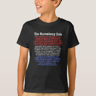 Der Nürnberger Code Red White & Blue T - Shirt