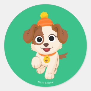 Der Nussknacker mit Elmo & Tango   Diese lustige G Runder Aufkleber