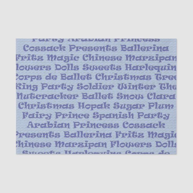 Der Nussknacker Seidenpapier (Vorderseite)