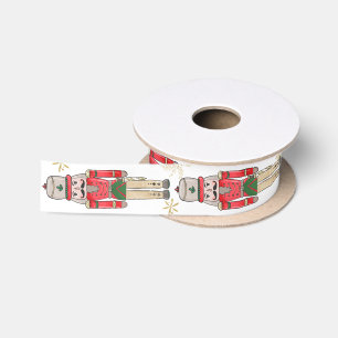 Der Nussknacker Soldaten Rot Grün Gold Weihnachten Satinband