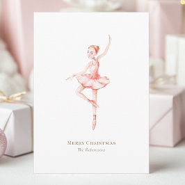 Der Nussknacker Weihnachtsballerina Aquarell Einladung