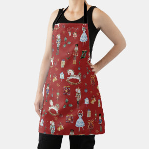 Der Nussknacker Weihnachtsballett Vintage Rot Schürze