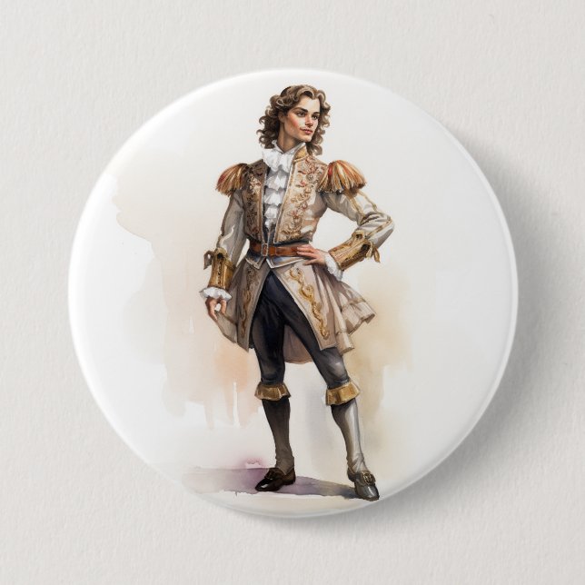 DER NUSSknackerprinz CAVALIER Button (Vorderseite)