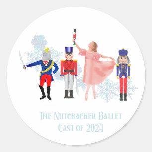 Der Nutcracker 2024 Runder Aufkleber