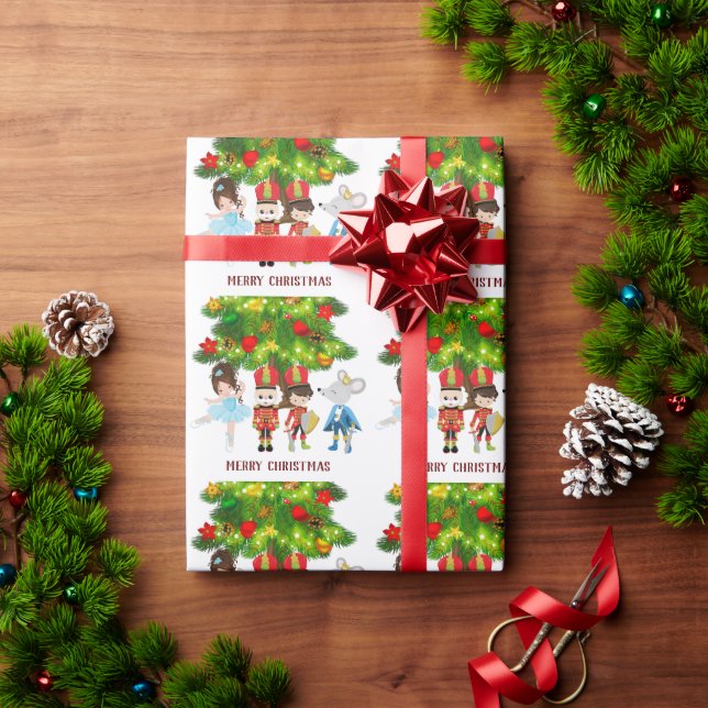 Der Nutcracker, Clara, die Maus King Ballet Weihna Geschenkpapier (Feiertagsgeschenk)