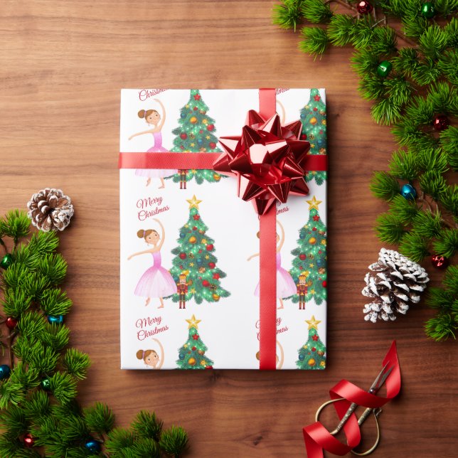 Der Nutcracker Clara und die Nutcracker Weihnachte Geschenkpapier (Feiertagsgeschenk)